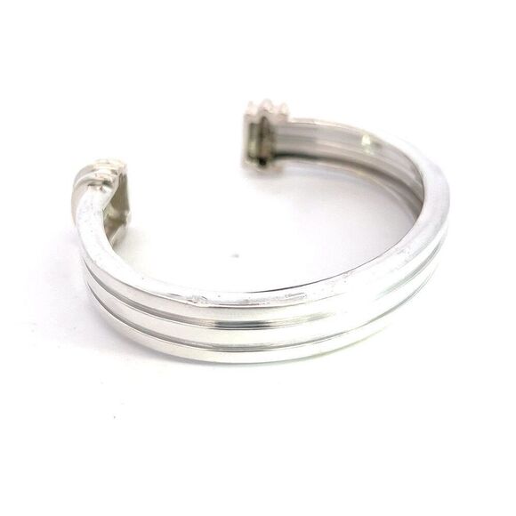 Tiffany & Co Estate Cuff Bracelet 6.5" Sterling Silver TIF662 - Picture 5 of 8